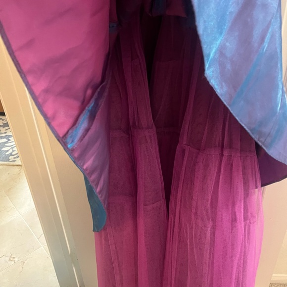 Beautiful iridescent SUE WONG formal beaded gown - Picture 5 of 6